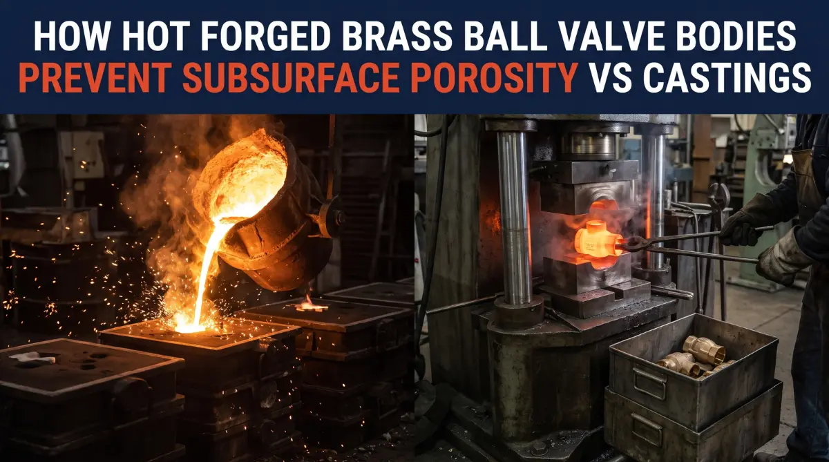 Forged vs Cast Brass Valve Bodies: Porosity Prevention | IQS
