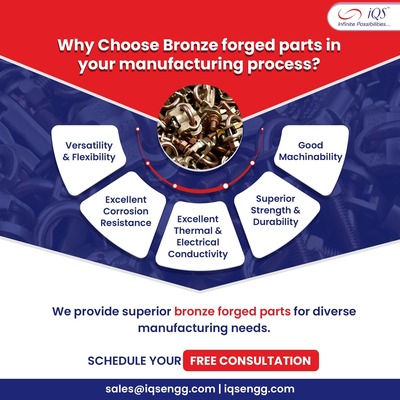 Why choose bronze forged Parts in the your manufacturing process?