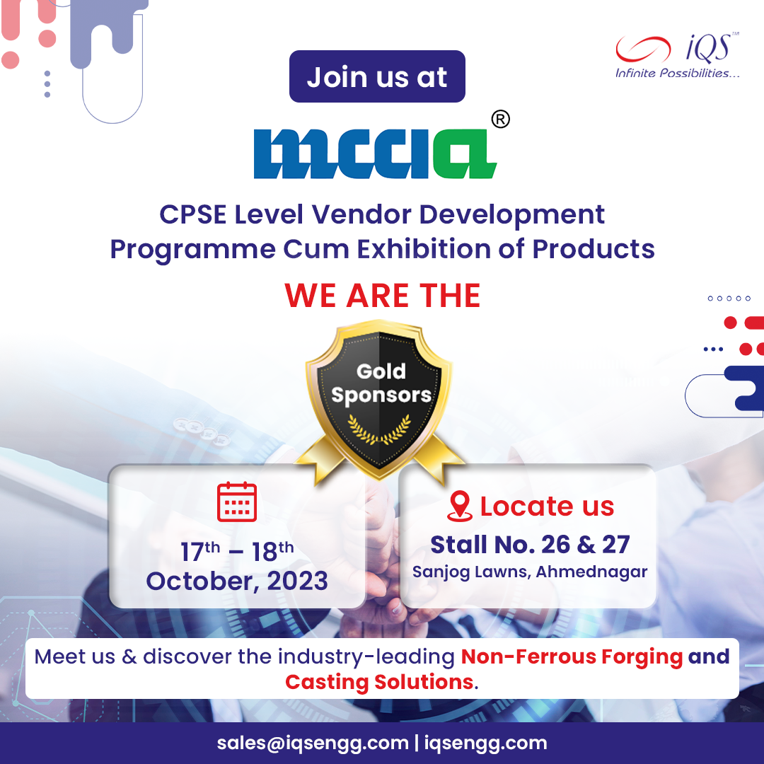 Gold Sponsors at MCCIA CPSE Level Vendor Development Programme cum Exhibition of Products