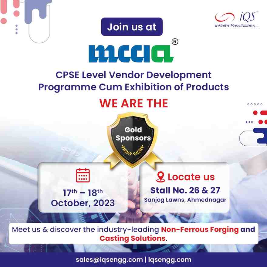 Gold Sponsors at MCCIA CPSE Level Vendor Development Programme cum Exhibition of Products